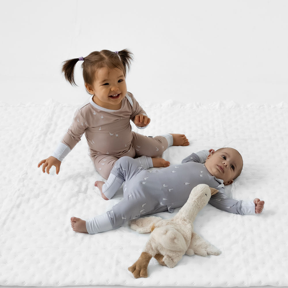 Mitwachsender Einteiler - Blush Goose