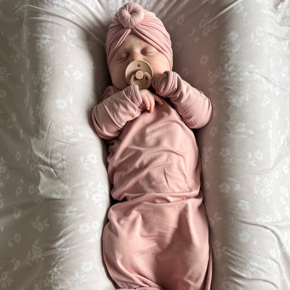 Mitwachsendes Knotenkleid - Rosewood