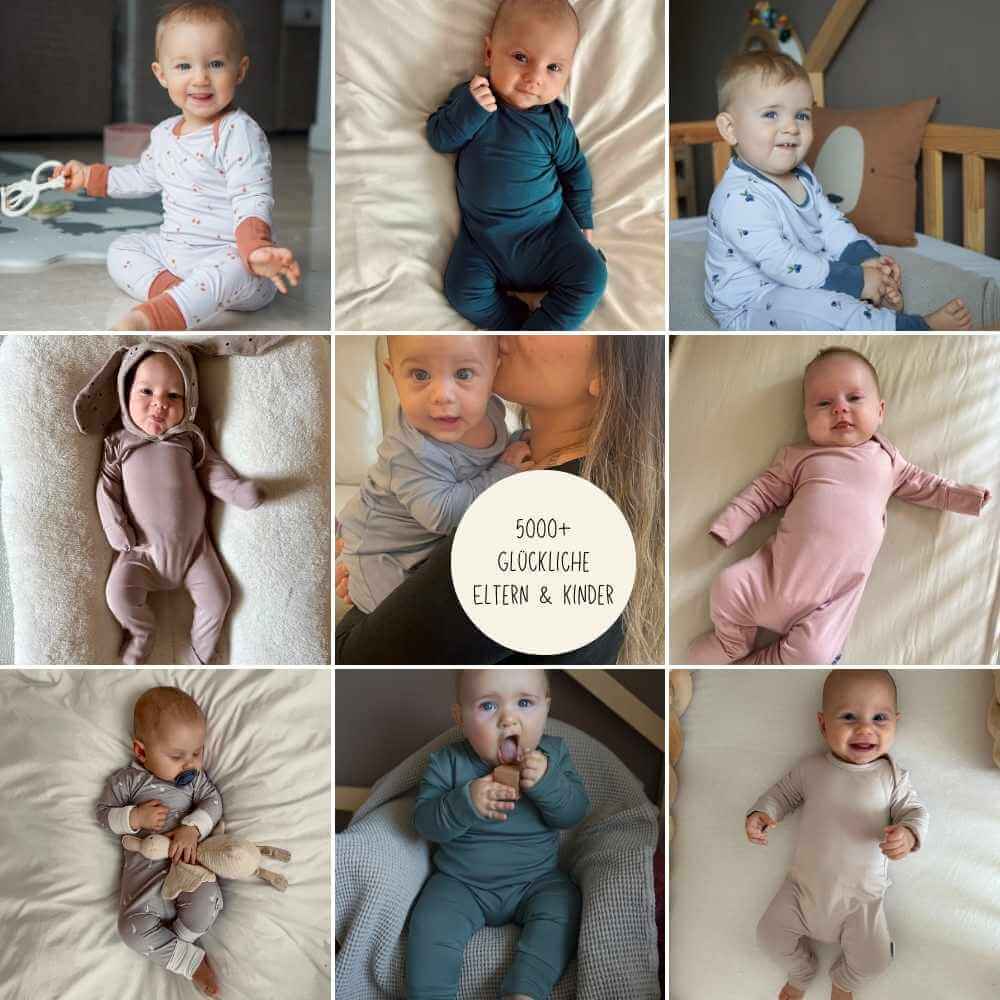 Mitwachsender Einteiler - Vintage Blueberry